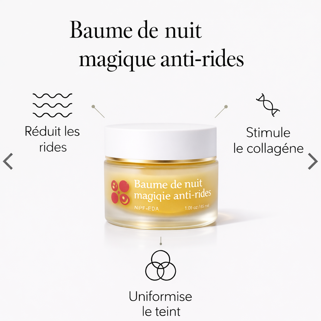 Baume de nuit magique anti-rides