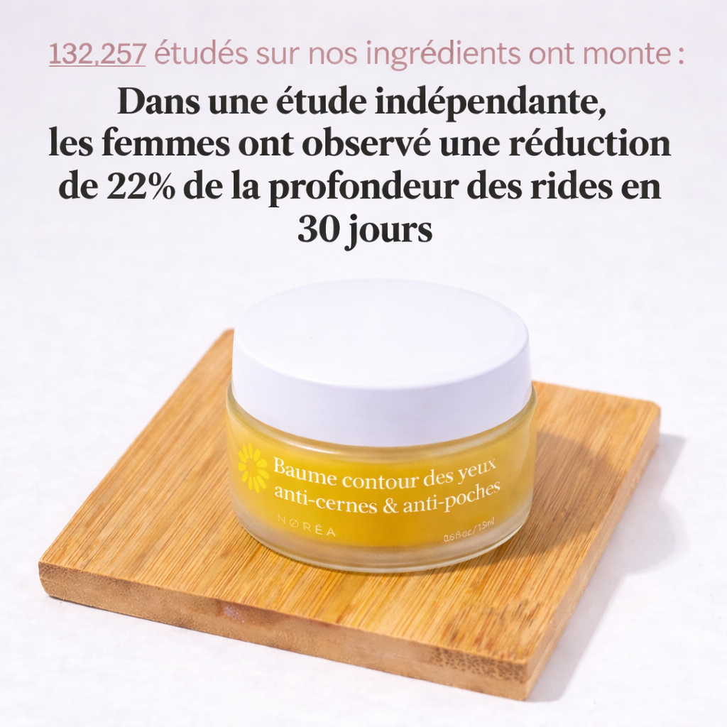 Baume contour des yeux hyper puissant contre les cernes et les poches