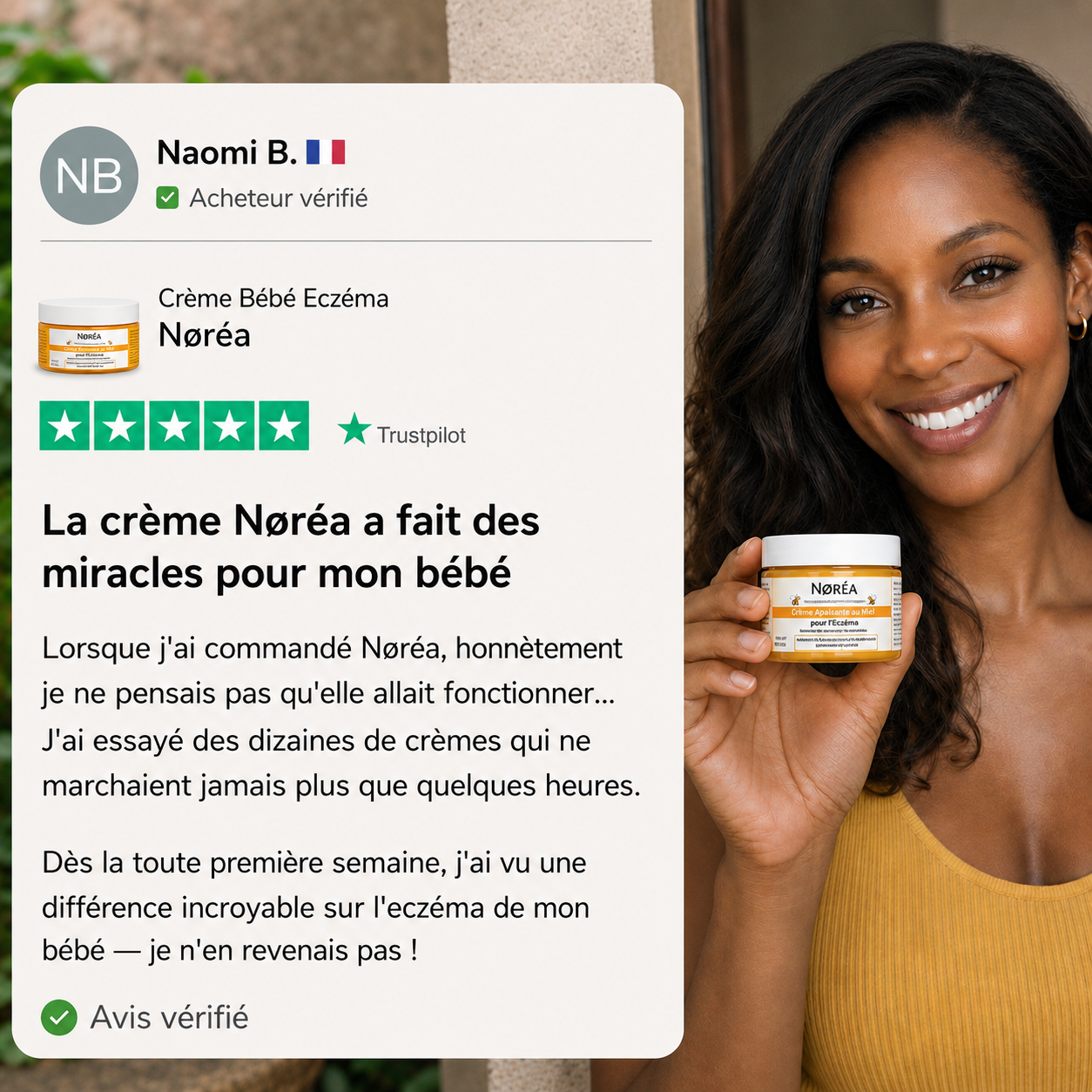 Crème Apaisante au Miel contre l'Eczéma