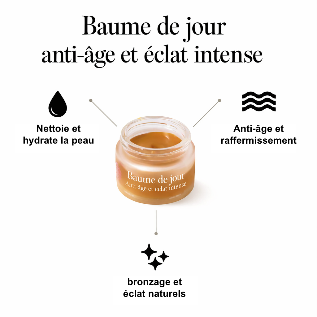 Baume de jour anti-âge et éclat intense
