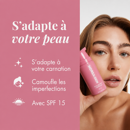 Fond de teint à changement de couleur